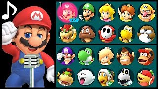 Super Mario Party Music - Singing Voices All Characters