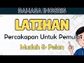 Latihan kalimat bahasa inggris sehari hari cocok untuk pemula II Mudah dan pelan II Eps. 14