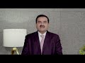 mr. gautam adani on the historic solar award for adani green energy