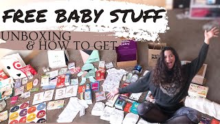 How To Get FREE BABY STUFF 2021 | Unboxing & How To | Baby Registries & Freebies