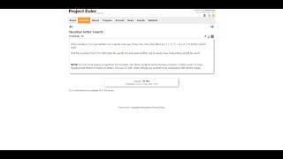 Project Euler 17 | Number letter counts | Python