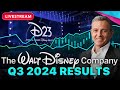 UPCOMING: Disney's Q3 2024 Financial Results  - DSNY Livestream