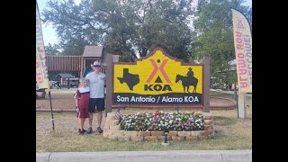 San Antonio Alamo KOA in TX 6th Stop