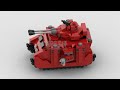 build a warhammer 40k predator tank with garden lego bricks_lego tutorial_乐高拼战锤40k掠食者坦克_lego moc