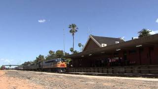 Australian Trains: Steamrail to Mildura - Arriving at Mildura.