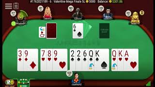 Junglee Rummy Valentine Mega Finale Tournament Win RS-11600