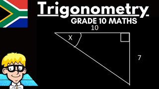 Trig Triangles Grade 10: Find angle