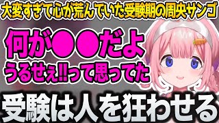 受験は人を狂わせる！〇〇にまで文句を言うようなっていた受験期の周央サンゴ【にじさんじ/切り抜き】