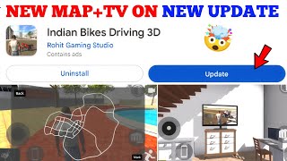 New Update of Indian Bike Driving 3D 🤯🔥| New TV On+Map 🗺️ Secret Feature 🤩| Harsh in Game