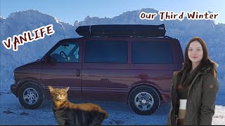 2nd Canadian Winter VANLIFE With My Cat