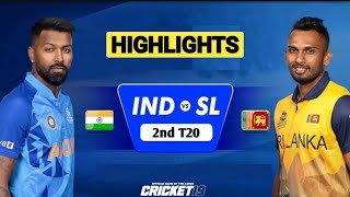 India vs Sri Lanka 2nd T20 Cricket Match Full Highlights Cricket Live Highlights 5/1/2023