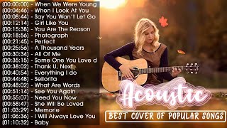 Best Acoustic Love Songs 2020 (Lyrics)  - English Guitar Acoustic Cover Of Popular Songs Of All Time