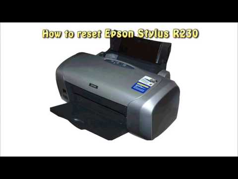 Reset Epson R230 Waste Ink Pad Counter Reset Epson R230 Waste Ink Pad Counter