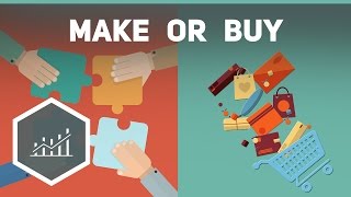 Make or buy decision - in-house production vs. external procurement