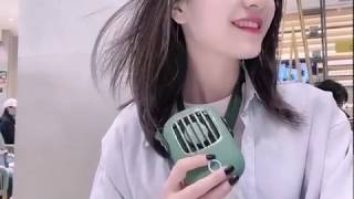 목걸이 선풍기 목에거는 미니 넥선풍기 | Necklace fan Mini neck fan