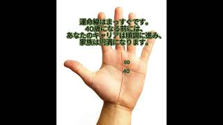 【手相占い】自分の30歳以降の運命線の運勢をチェックする #手相占い #占い #玄學文化 #恋愛 #雑学 #運勢 #開運 #キャリア #手相占い師