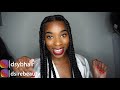 Quick and Easy Hairstyle How To do KNOTLESS box braids on Myself with a twist👀