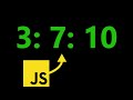 Mastering Time: Building a Modern Digital Clock with HTML5, CSS3, and JavaScript | #huxnwebdev