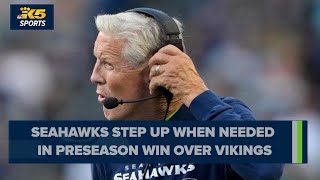 Seahawks step up when needed in preseason win over Vikings