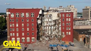 Iowa apartment building partially collapses