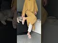 outfit lebaran pakai tunik