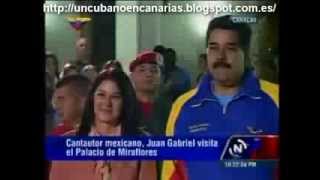 Juan Gabriel le canta "Querida" a @NicolasMaduro. #Venezuela