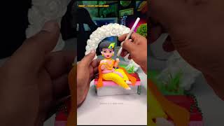 Clay Krishna Idol Creation Timelapse | #shorts #youtubeshorts #shortvideo