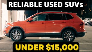 Top 5 Reliable Used SUVs Under $15,000