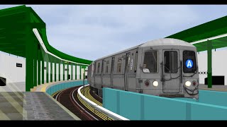 OpenBve Run Multiplayer RP:  R44 A Train to Lefferts Blvd (2007)