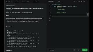 Leetcode 2390 Removing Stars From a String, Python, Medium, Stack