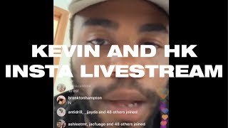 Kevin Abstract and HK Clown Around on Instagram Live 7/31/19