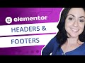 Headers and Footers with Elementor Pro