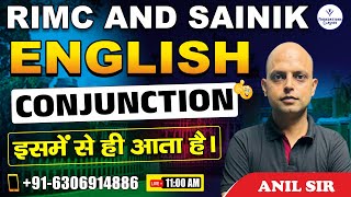 RIMC June 2025 | English | Conjunction | SAINIK SCHOOL ONLINE CLASSES BY ANIL SIR