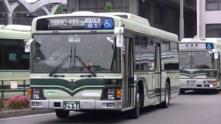 京都市バス  いすゞエルガQKG-LV234L3型(2991号車) 京都駅前(C4のりば)到着