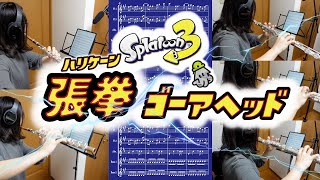 【スプラトゥーン３】張拳（ハリケーン）ゴーアヘッドをフルートだけで吹いてみた（すりみ連合・フェスの曲）