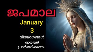 Japamala January 3 ദുഃഖത്തിന്റെ ദിവ്യ രഹസ്യങ്ങൾ/ ജപമാല / Rosary #mary #Japamala #kontha