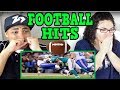 Biggest Football Hits Ever REACTION