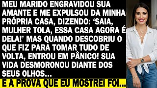 MEU MARIDO ENGRAVIDOU SUA AMANTE E ME EXPULSOU DA MINHA PRÓPRIA CASA, DIZENDO: ‘SAIA, MULHER TOLA...