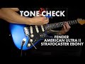 TONE CHECK: Fender American Ultra II Stratocaster Ebony Demo | Cream City Music