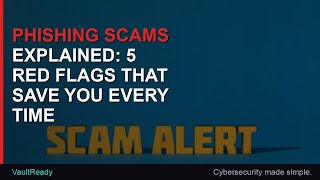 Phishing Scams Explained: 5 Red Flags That Save You Every Time