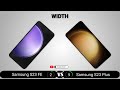 samsung s23 fe vs samsung s23 plus