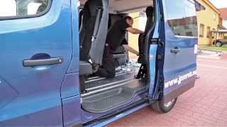 Podlahový systém M1 + Multifunkční sedadla 003 OPEL Vivaro B