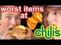 We tried the WORST Menu Items at Chili's