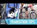 Transition From The Swim To Bike Faster | Top 5 T1 Tips