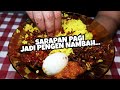 BIKIN KANGEN !!! SARAPAN PAGI NASI KUNING - INDONESIAN STREET FOOD