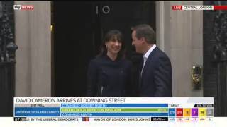 David Cameron Returns To Downing Street