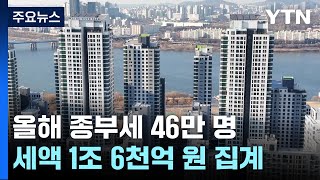 올해 주택분 종부세 46만 명...지난해보다 4.8만 명↑ / YTN