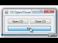 Visual Basic 2008 Tutorial - Open/Close CD Drive Program