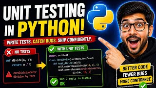 #54 Master Unit Testing in Python! 🚀 (Beginner to Pro) Part 1