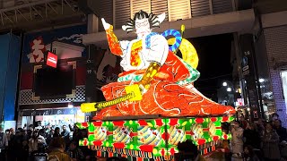 外国人もびっくり　弘前ねぷた浅草まつり 2024　Hirosaki Neputa Asakusa Festival : illuminated night parade !